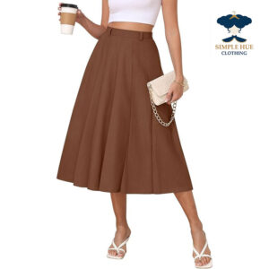 A-Line Midi Skirt